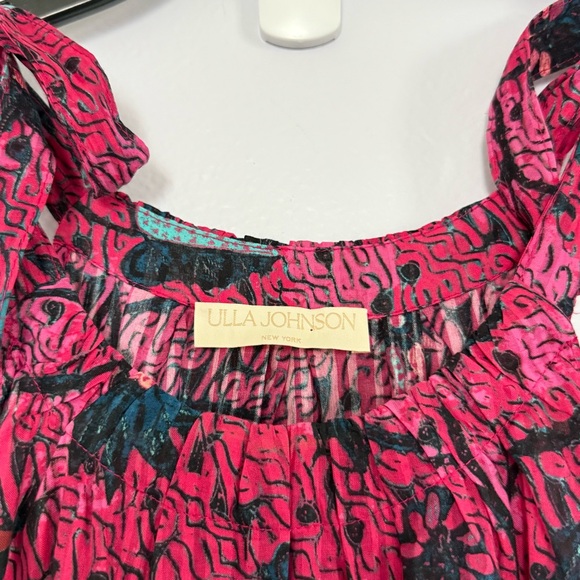 Ulla Johnson Snapdragon Mariam Belted Midi Dress - 0 - Picture 5 of 7